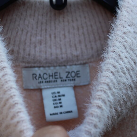 Rachel Zoe Women Ivory Sleeveless Vest Sweater SZ M Casual Soft Pullover - Picture 3 of 5